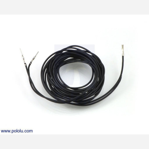 Wires with Pre-crimped Terminals 2-Pack M-F 60" Black