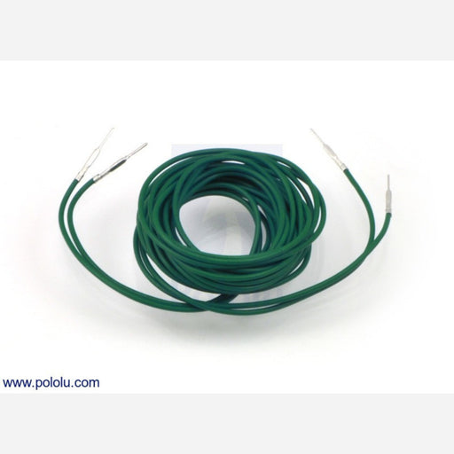 Wires with Pre-crimped Terminals 2-Pack M-M 60" Green