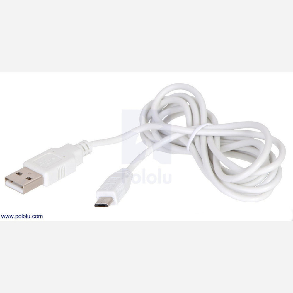 USB Cable A to Micro-B, 6 ft