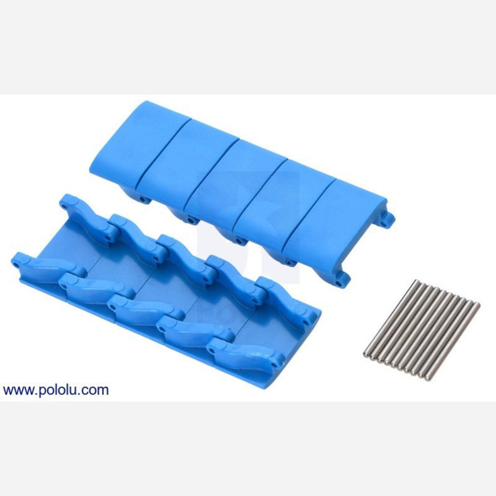 Miniature Track Link and Pin - Blue (10-Pack)