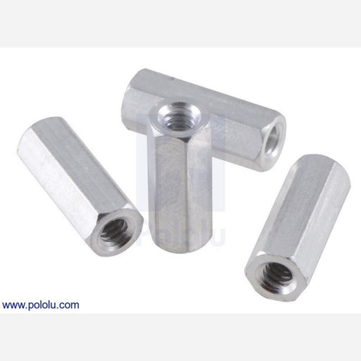 Aluminum Standoff: 1/2" Length, 4-40 Thread, F-F (4-Pack)