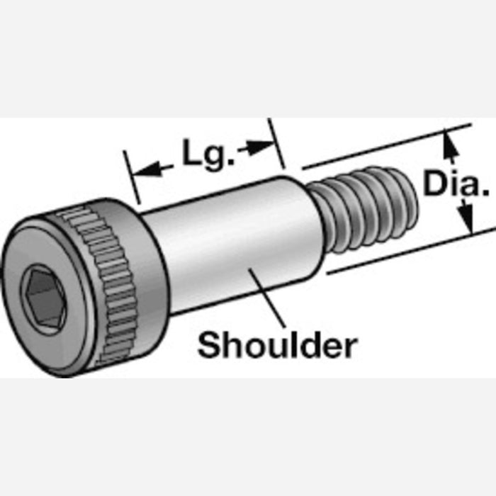 Shoulder Bolt with Flat Washer and Hex Nut