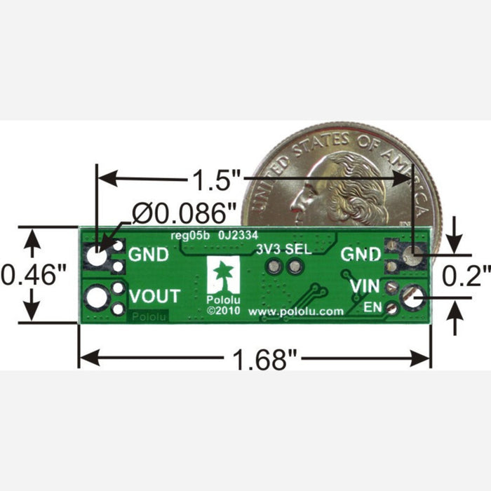 Pololu Step-Down Voltage Regulator D15V35F5S3