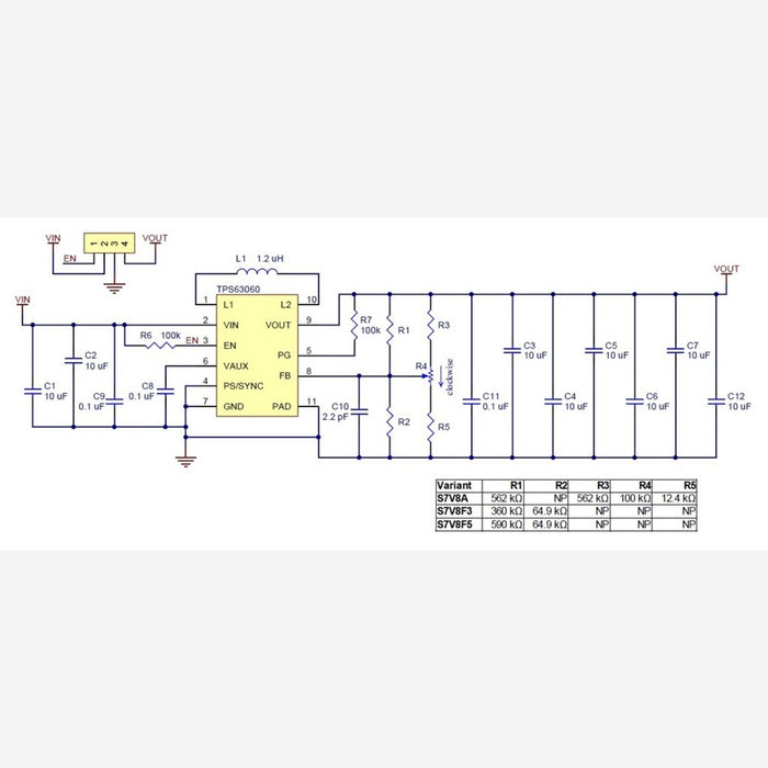 Pololu 3.3V Step-Up/Step-Down Voltage Regulator S7V8F3