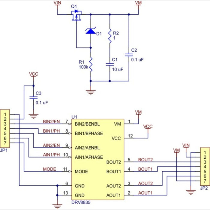 DRV8835 Dual Motor Driver Carrier