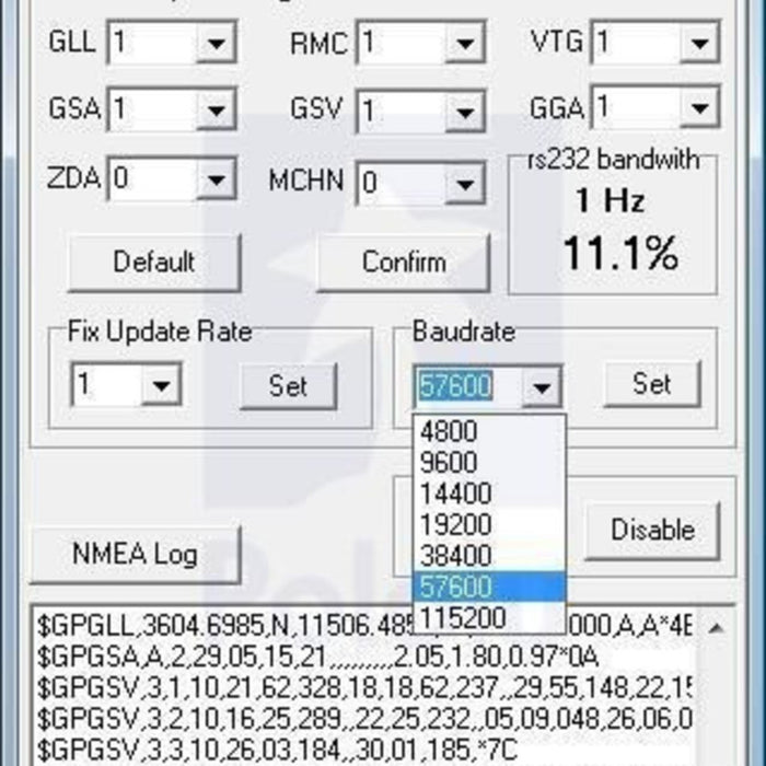 66-Channel LS20031 GPS Receiver Module (MT3339 Chipset)