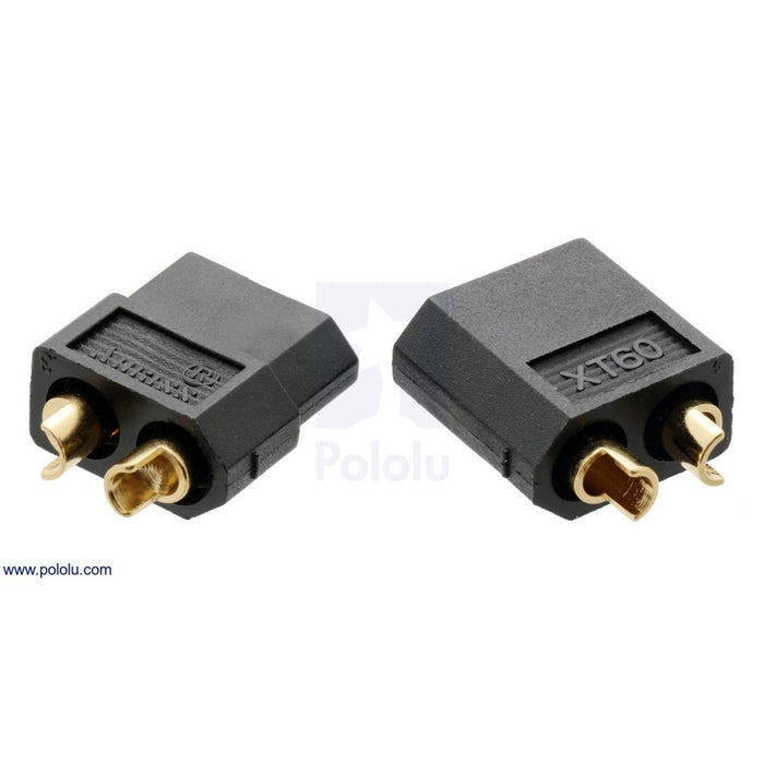 XT60 Connector Male-Female Pair, Black