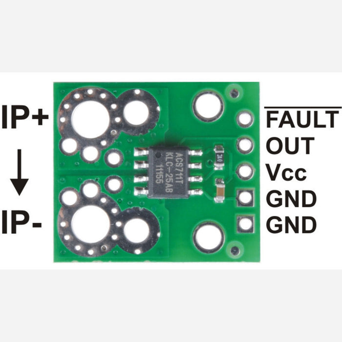 ACS711LC Current Sensor Carrier -12.5A to +12.5A