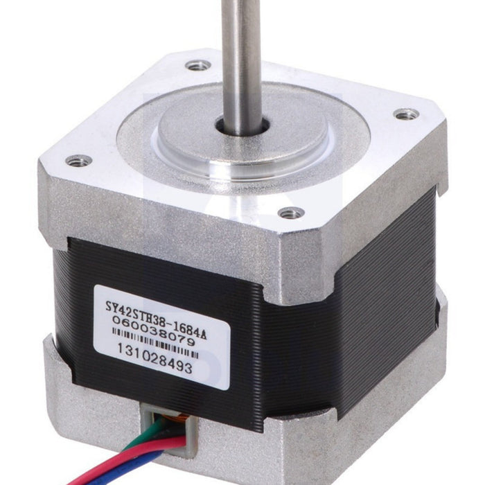 Stepper Motor: Bipolar, 200 Steps/Rev, 42x38mm, 2.8V, 1.7 A/Phase