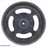 2-5/8" plastic Black wheel Futaba servo hub