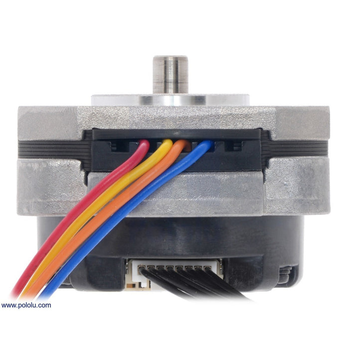 Sanyo Pancake Stepper Motor with Encoder: Bipolar, 200 Steps/Rev, 42x24.5mm, 3.5V, 1 A/Phase, 4000 CPR