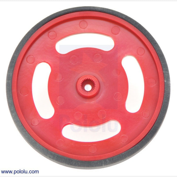 2-5/8" plastic Red wheel Futaba servo hub