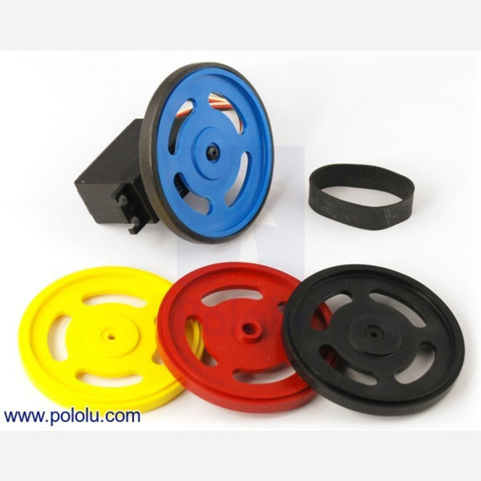 2-5/8" plastic Red wheel Futaba servo hub