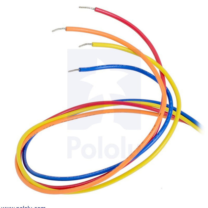 Sanyo Pancake Stepper Motor: Bipolar, 200 Steps/Rev, 42x11.6mm, 3.5V, 1 A/Phase