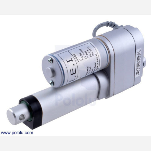 Concentric LACT2P-12V-20 Linear Actuator with Feedback: 2" Stroke, 12V, 0.5"/s