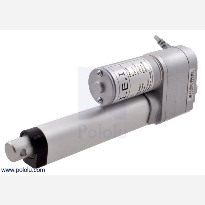 Concentric LACT4P-12V-5 Linear Actuator with Feedback: 4" Stroke, 12V, 1.7"/s