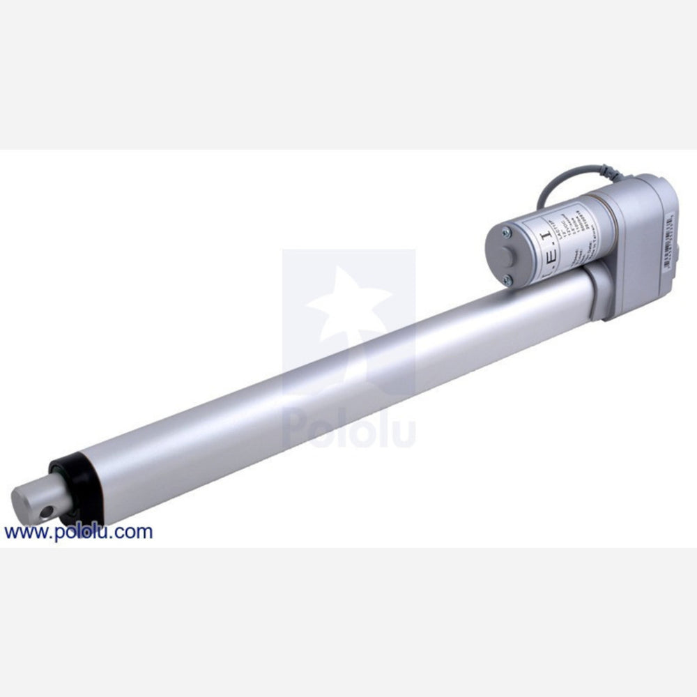 Concentric LACT12P-12V-5 Linear Actuator with Feedback: 12" Stroke, 12V, 1.7"/s