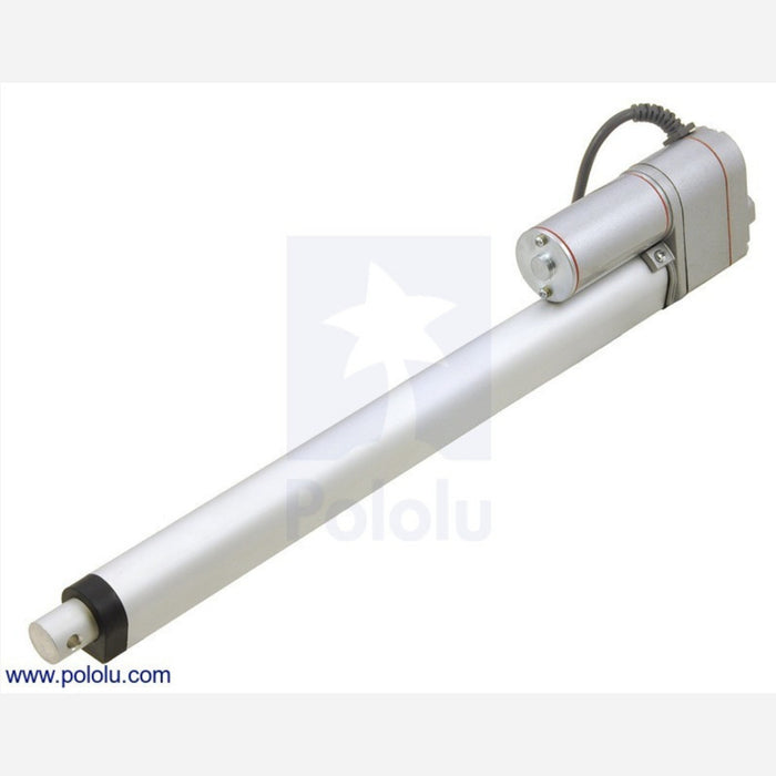 Generic Linear Actuator with Feedback: 12" Stroke, 12V, 0.6"/s