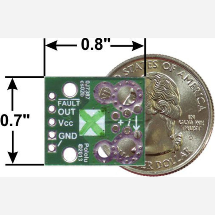 ACS711EX Current Sensor Carrier -31A to +31A