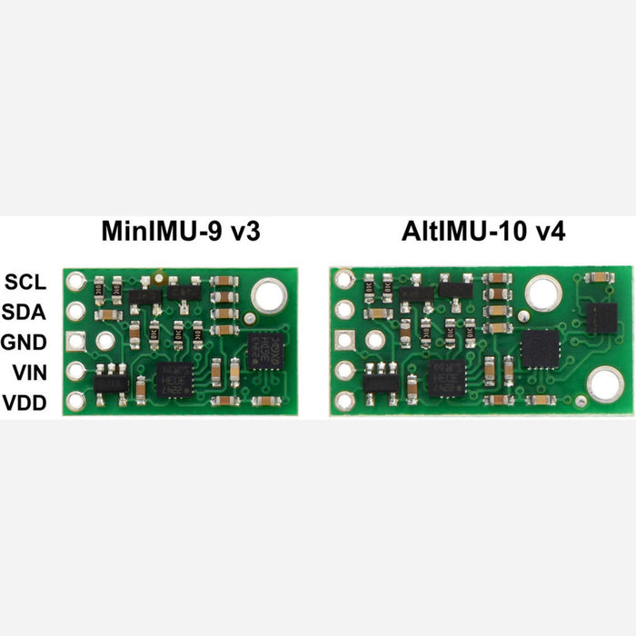 MinIMU-9 v3 Gyro, Accelerometer, and Compass (L3GD20H and LSM303D Carrier)