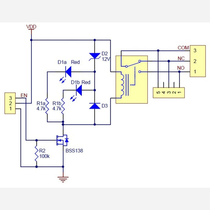 Pololu Basic SPDT Relay Carrier for "Sugar Cube" Relays