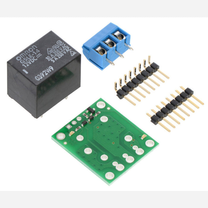 Pololu Basic SPDT Relay Carrier with 12VDC Relay (Partial Kit)