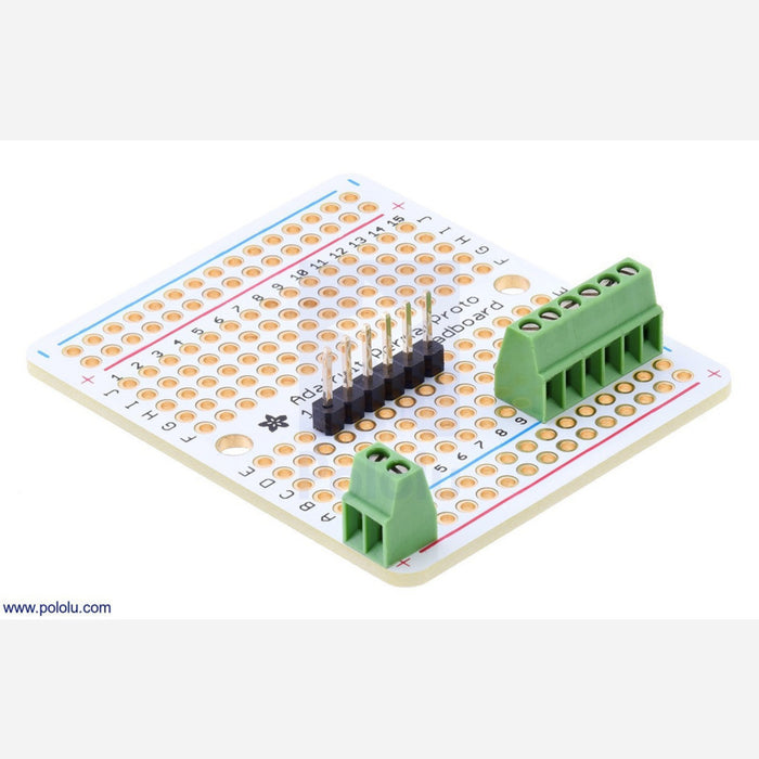 Screw Terminal Block: 5-Pin, 0.1" Pitch, Side Entry (2-Pack)