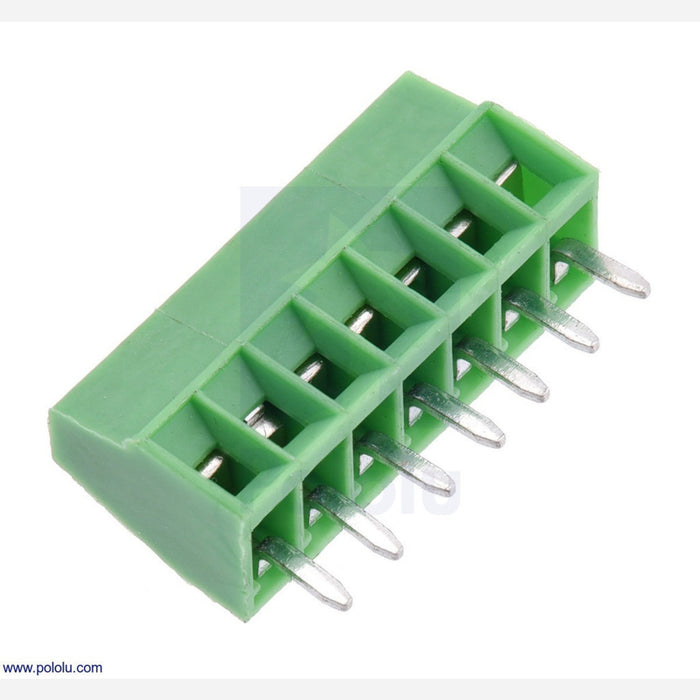 Screw Terminal Block: 7-Pin, 0.1" Pitch, Side Entry