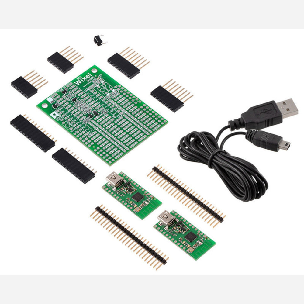 Wixel Shield for Arduino + Wixel Pair + USB cable