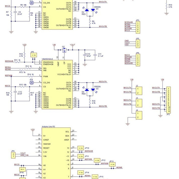 Pololu Dual VNH5019 Motor Driver Shield for Arduino