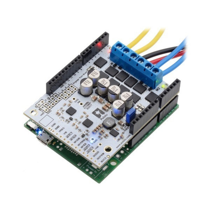 Pololu Dual G2 High-Power Motor Driver 18v18 Shield for Arduino