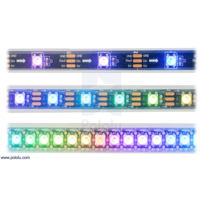 Addressable RGB 30-LED Strip, 5V, 1m (SK6812)