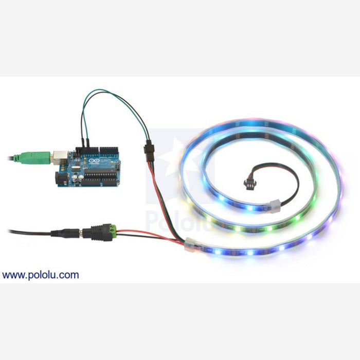 Addressable RGB 30-LED Strip, 5V, 1m (WS2812B)