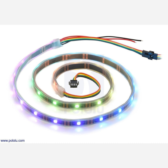 Addressable RGB 30-LED Strip, 5V, 1m (APA102C)