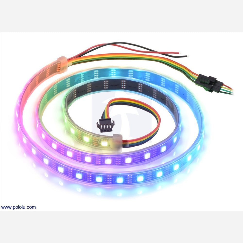 Addressable RGB 60-LED Strip, 5V, 1m (APA102C)