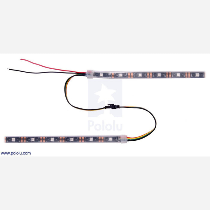 Addressable High-Density RGB 72-LED Strip, 5V, 0.5m (APA102C)