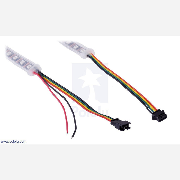 Addressable High-Density RGB 72-LED Strip, 5V, 0.5m (APA102C)