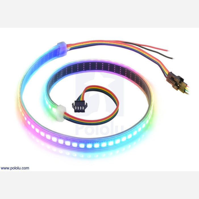 Addressable High-Density RGB 72-LED Strip, 5V, 0.5m (APA102C)