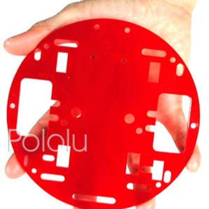 Pololu Robot Chassis RRC01A Solid Red