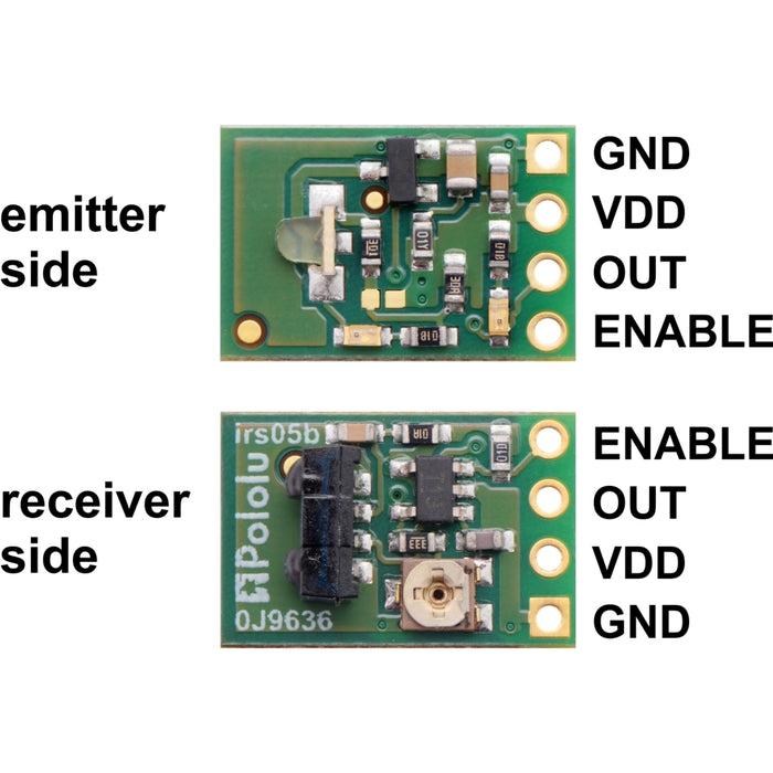 Pololu 38 kHz IR Proximity Sensor, Fixed Gain, High Brightness