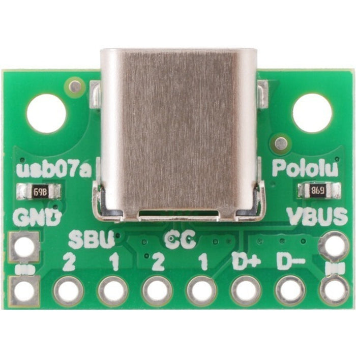 USB 2.0 Type-C Connector Breakout Board