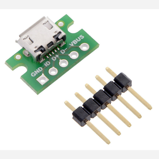 USB Micro-B Connector Breakout Board