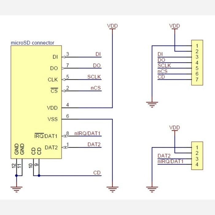 Breakout Board for microSD Card