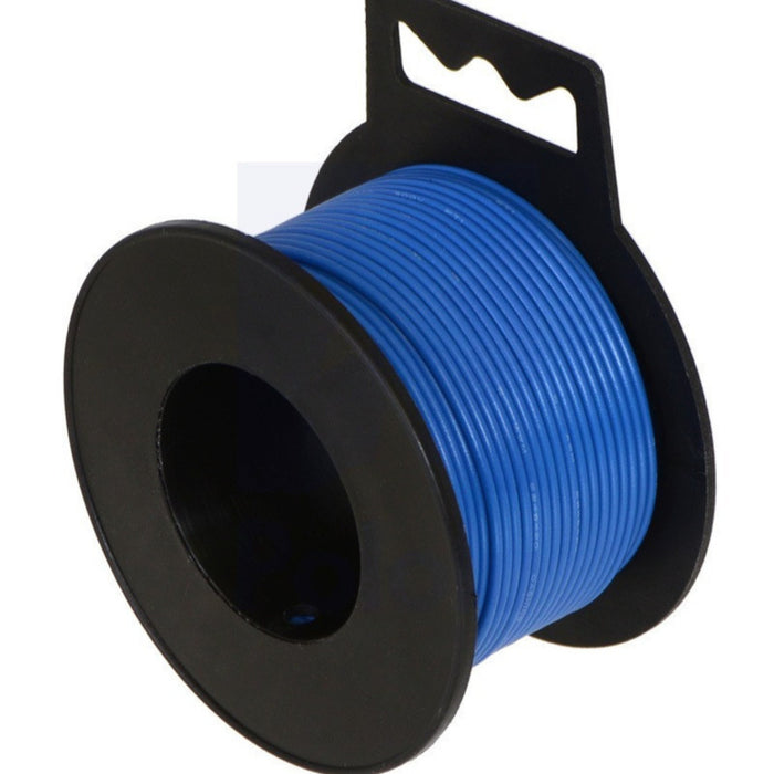 Stranded Wire: Black, 30 AWG, 100 Feet