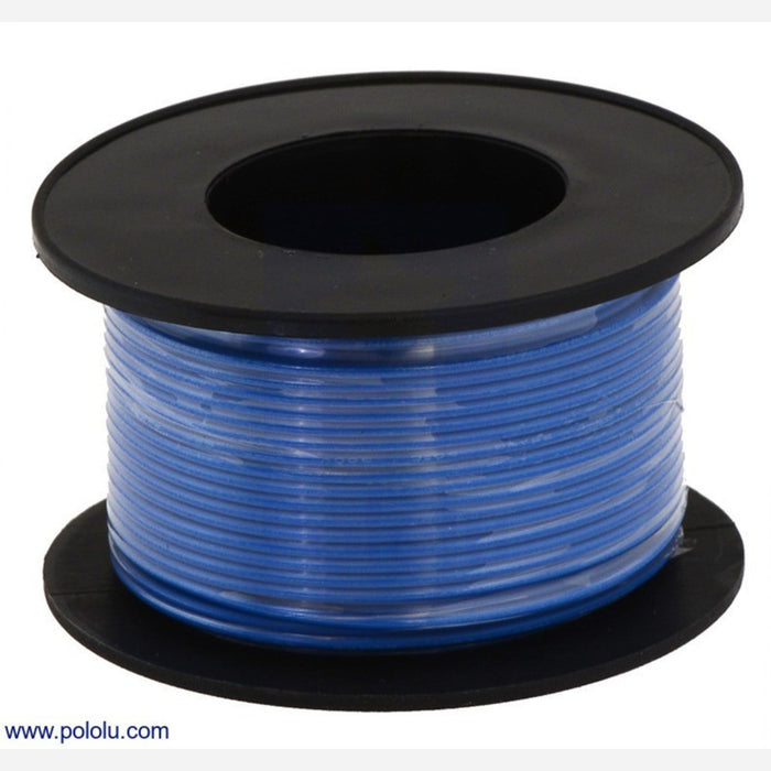 Stranded Wire: Blue, 30 AWG, 100 Feet