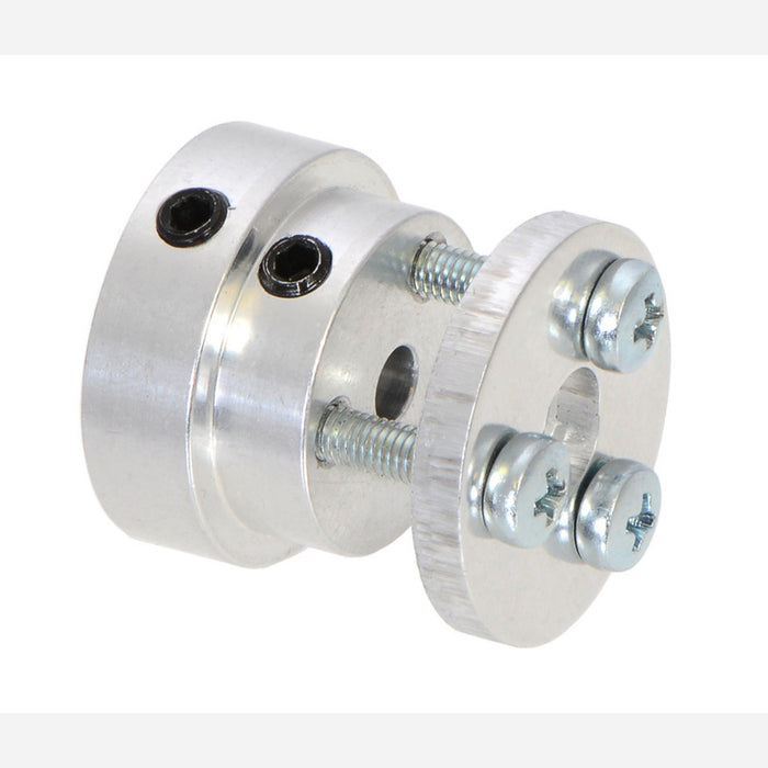 Pololu Aluminum Scooter Wheel Adapter for 4mm Shaft