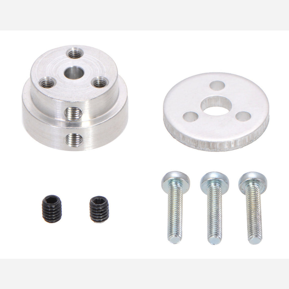 Pololu Aluminum Scooter Wheel Adapter for 4mm Shaft