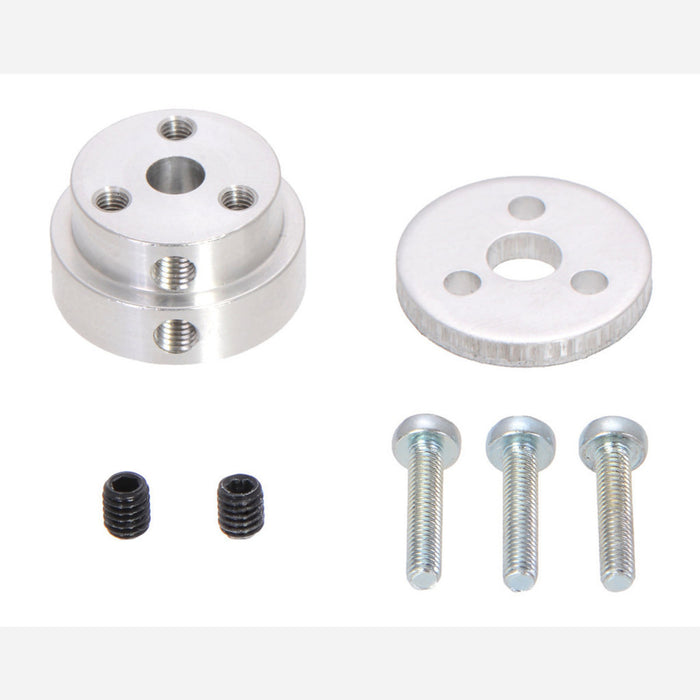 Pololu Aluminum Scooter Wheel Adapter for 5mm Shaft