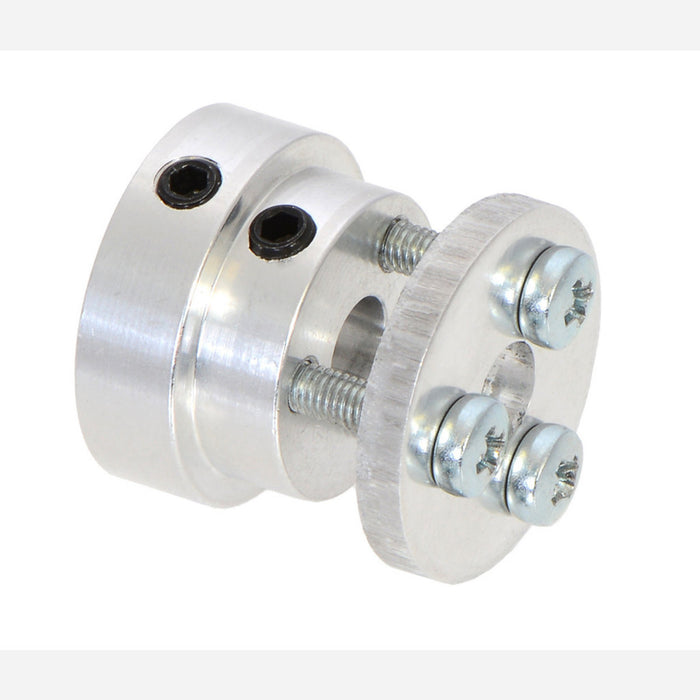 Pololu Aluminum Scooter Wheel Adapter for 6mm Shaft