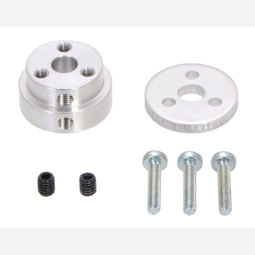 Pololu Aluminum Scooter Wheel Adapter for 1/4" Shaft